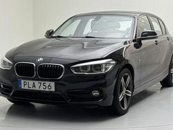 Svart Begagnad 2017 BMW 118 Sport Line Halvkombi | 156 000 kr (Bra pris)