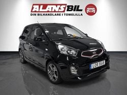 Svart Begagnad 2014 Kia Picanto Sport Halvkombi | 59 000 kr (Marknadspris)