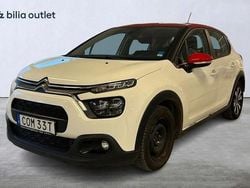 Vit Begagnad 2021 Citroën C3 PureTech Halvkombi | 140 000 kr (Marknadspris)