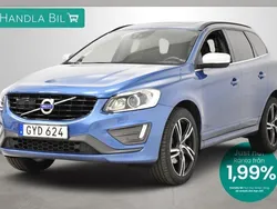 Blå Begagnad 2016 Volvo XC60 R-Design SUV | 274 900 kr (Dyr)