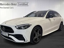 Vit Begagnad 2024 Mercedes C300e AMG Kombi | 528 900 kr