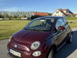 Röd Begagnad 2016 Fiat 500 Lounge Halvkombi | 68 500 kr (Marknadspris)