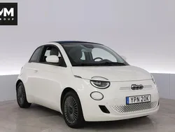 Vit Begagnad 2021 Fiat 500e Icon Cab | 179 000 kr (Marknadspris)