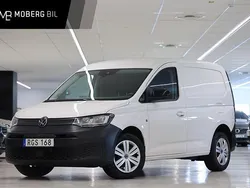 Vit Begagnad 2021 VW Caddy Minibuss | 209 900 kr