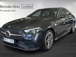 Grå Begagnad 2023 Mercedes C300e AMG Sedan | 489 000 kr (Bra pris)