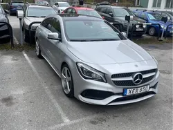 Silver Begagnad 2018 Mercedes CLA200 Shooting Brake AMG Kombi | 179 000 kr (Bra pris)