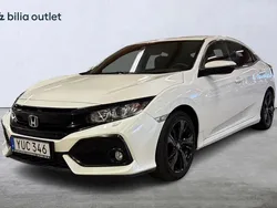 Vit Begagnad 2017 Honda Civic Elegance Halvkombi | 79 900 kr
