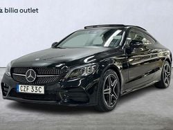 Svart Begagnad 2019 Mercedes C300 AMG Sportkupé | 389 900 kr (Dyr)