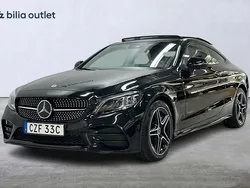 Svart Begagnad 2019 Mercedes C300 AMG Sportkupé | 399 900 kr (Dyr)