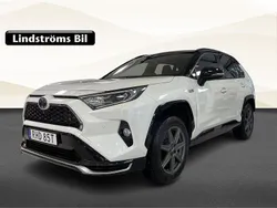 Vit Begagnad 2020 Toyota RAV4 Hybrid Premium SUV | 369 900 kr (Marknadspris)