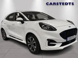 Vit Begagnad 2020 Ford Puma Gen-E ST-Line SUV | 179 900 kr (Marknadspris)