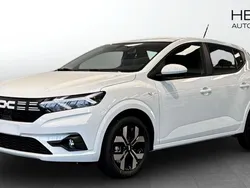 Vit (white) Ny 2025 Dacia Sandero Expression Halvkombi | 219 900 kr (Marknadspris)