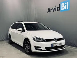 Vit Begagnad 2015 VW Golf VII GT Kombi | 157 700 kr (Marknadspris)