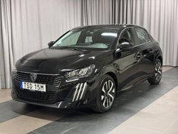 Svart Begagnad 2024 Peugeot 208 Halvkombi | 179 900 kr (Marknadspris)