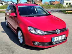 Röd Begagnad 2010 VW Golf VI Kombi | 47 000 kr (Superpris)