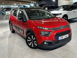 Röd Begagnad 2021 Citroën C3 Shine Halvkombi | 169 900 kr (Marknadspris)
