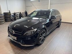 Svart Begagnad 2018 Mercedes C200 AMG line Kombi | 259 900 kr (Marknadspris)