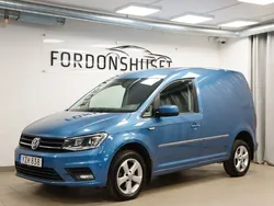 Ljusblå (blå) Begagnad 2018 VW Caddy Minibuss | 199 000 kr (Marknadspris)