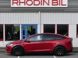 Röd Begagnad 2022 Tesla Model X Plaid SUV | 929 900 kr (Dyr)