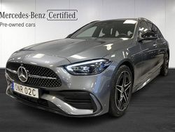 Grå Begagnad 2024 Mercedes C300 AMG Line Premium Kombi | 485 000 kr