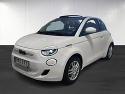 Vit (white) Begagnad 2021 Fiat 500e Icon Cab | 194 500 kr (Bra pris)