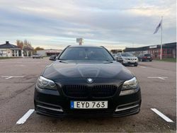 Svart Begagnad 2015 BMW 520 Kombi | 139 900 kr (Marknadspris)