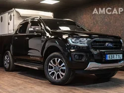 Svart Begagnad 2020 Ford Ranger Wildtrack Pickup | 399 500 kr (Marknadspris)
