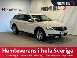 Vit Begagnad 2018 Skoda Octavia Scout Kombi | 224 900 kr (Marknadspris)