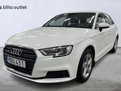 Vit Begagnad 2018 Audi A3 Sportback Proline Halvkombi | 194 900 kr (Marknadspris)