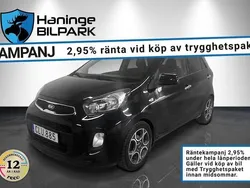 Svart Begagnad 2015 Kia Picanto Halvkombi | 69 900 kr (Marknadspris)