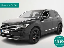 Svart Begagnad 2022 VW Tiguan Elegance SUV | 329 900 kr (Marknadspris)