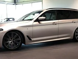 Ljusgrå (grey) Begagnad 2018 BMW 540 Shadowline Kombi | 475 000 kr (Lite dyr)