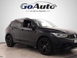 Svart Begagnad 2022 VW Tiguan R-line SUV | 289 500 kr (Marknadspris)