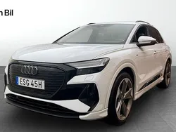 Glaciärvit metallic Begagnad 2024 Audi Q4 e-tron S-Line SUV | 639 000 kr (Dyr)