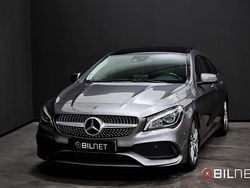 Mörkgrå (grå) Begagnad 2019 Mercedes CLA200 Shooting Brake AMG Kombi | 229 900 kr (Marknadspris)