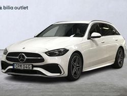Vit Begagnad 2022 Mercedes C220 AMG Kombi | 354 900 kr (Bra pris)