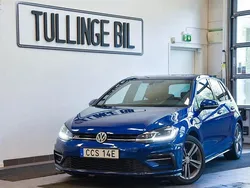 Mörkblå (blå) Begagnad 2019 VW Golf VII R-line Halvkombi | 189 900 kr (Marknadspris)