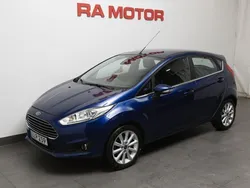 Blå Begagnad 2016 Ford Fiesta Titanium Halvkombi | 84 800 kr (Bra pris)