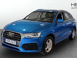 Blå (blue) Begagnad 2017 Audi Q3 SUV | 219 900 kr (Dyr)