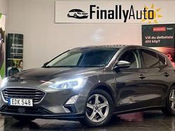 Grå Begagnad 2018 Ford Focus Titanium Halvkombi | 109 900 kr (Marknadspris)