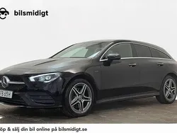 Svart Begagnad 2021 Mercedes CLA250e Shooting Brake AMG Kombi | 257 900 kr (Lite dyr)