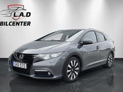 Mörkgrå Begagnad 2014 Honda Civic Lifestyle Kombi | 109 700 kr (Marknadspris)