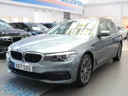 Blå Begagnad 2019 BMW 520 Sport Line Kombi | 309 900 kr (Marknadspris)