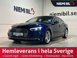 Blå Begagnad 2019 Audi A5 Sportback S-Line Halvkombi | 299 900 kr (Marknadspris)