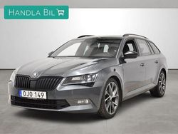 Grå Begagnad 2016 Skoda Superb SportLine Kombi | 214 900 kr (Dyr)