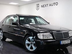Svart Begagnad 1992 Mercedes S400 Sedan | 79 900 kr