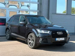 Svart Begagnad 2018 Audi Q7 S-Line SUV | 379 900 kr (Marknadspris)