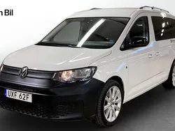 Vit Begagnad 2022 VW Caddy Maxi Life Life Minibuss | 364 900 kr