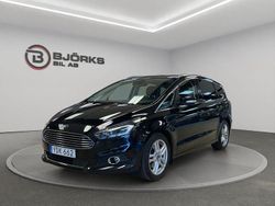 Svart Begagnad 2016 Ford S-MAX Business Edition Minibuss | 158 500 kr (Marknadspris)