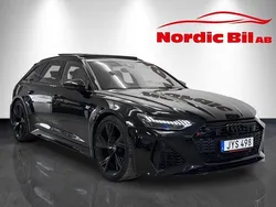 Svart Begagnad 2021 Audi RS6 Comfort Kombi | 1 099 900 kr (Marknadspris)